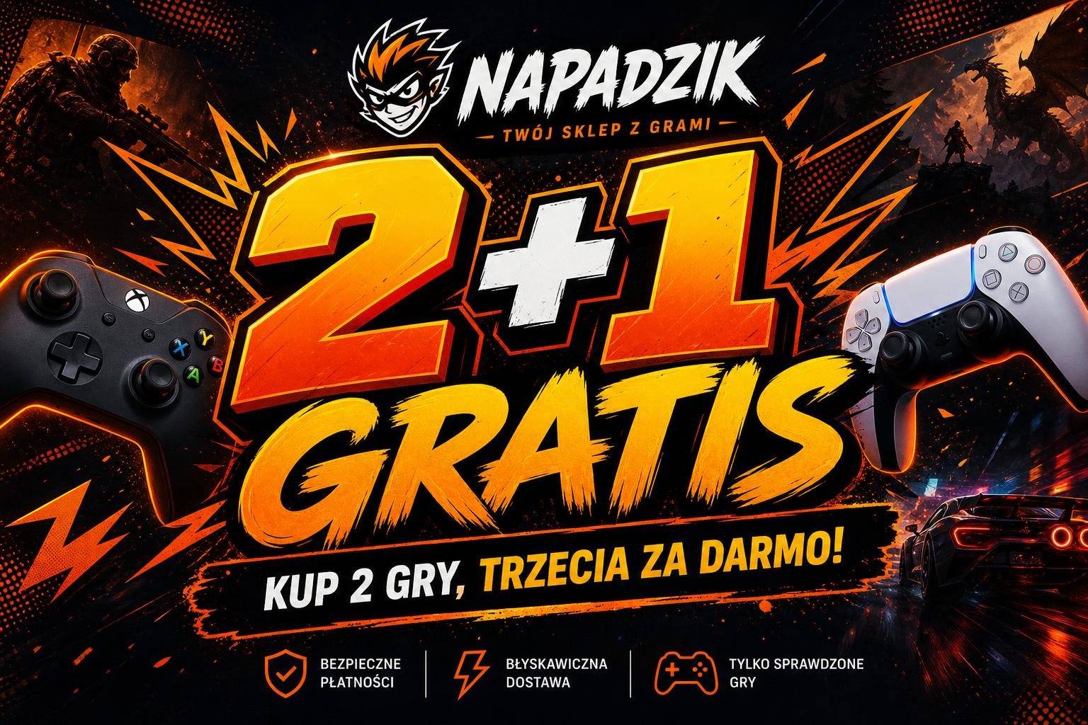 Promocja 2+1 gra gratis